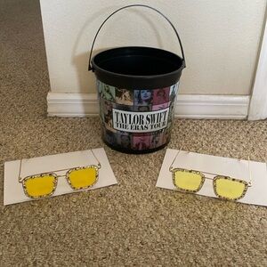 Taylor Swift Eras Tour Bucket + Sparkle Sunglasses
